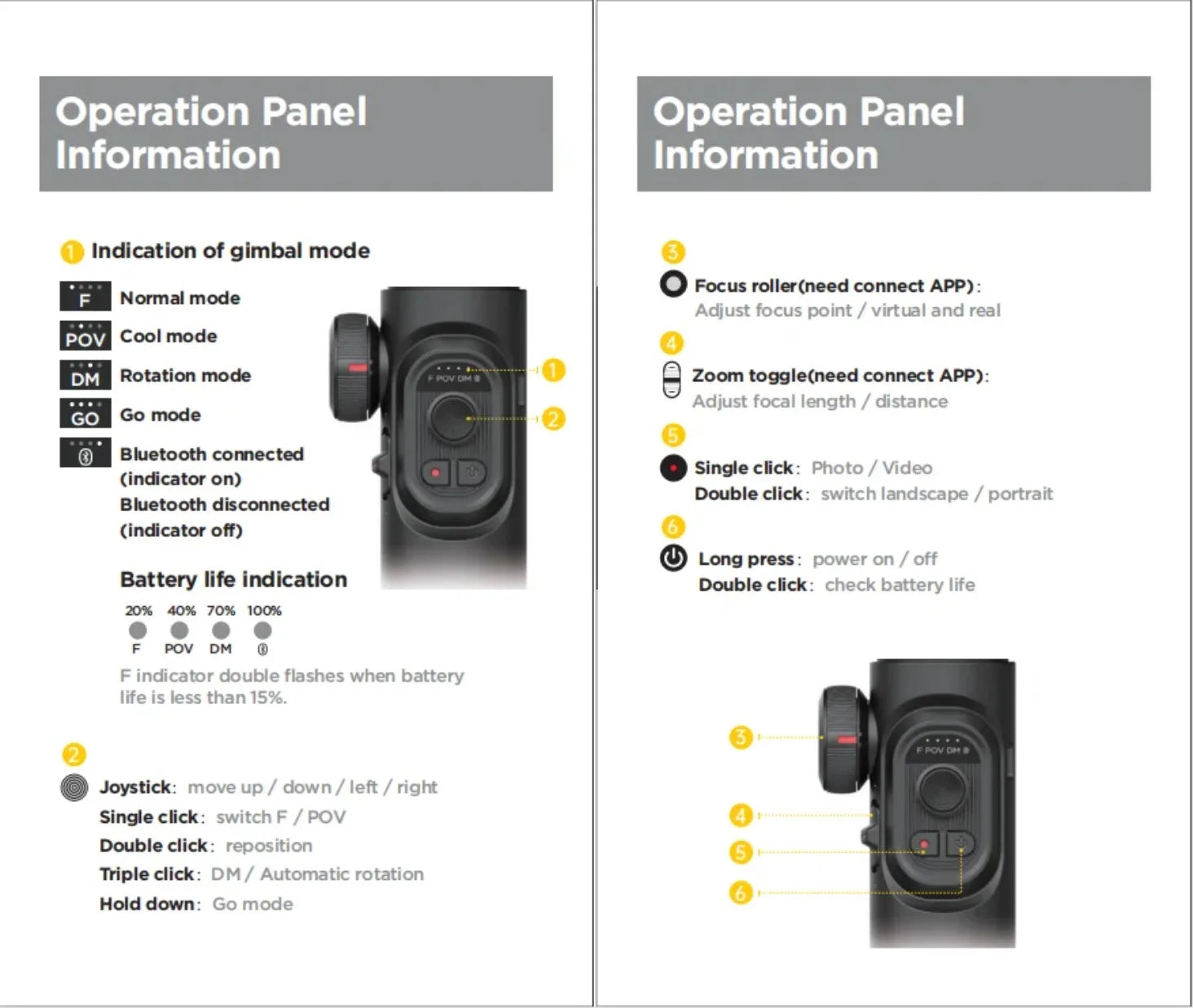 Smart XE Phone Gimbal Stabilizer 3-Axis Foldable Handheld Gimbal With Focus Wheel Video Shooting Stabilizer For iOS Android