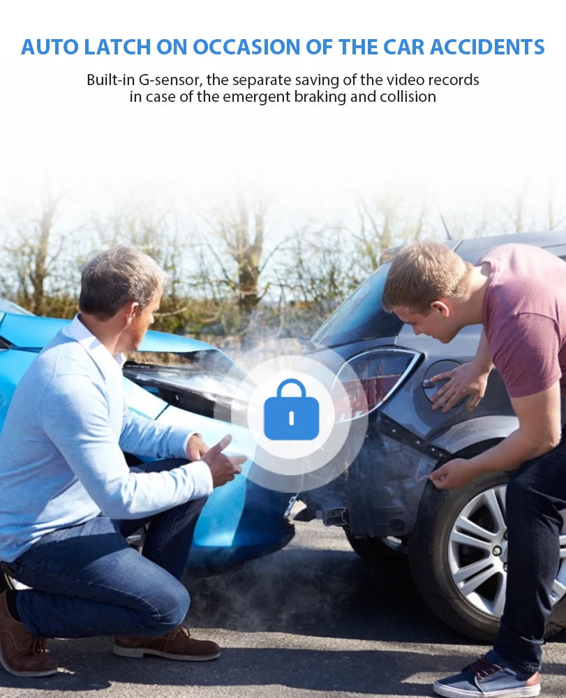 1080P WIFI Dual camera Dash Cam for cars,Front And Inside,car camera with IR Night Vision,Loop Recording,wide angle Car DVR Came