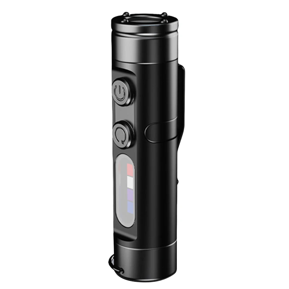 Taclite Mini Flashlight Emergency Torch Rechargeable Magnetic LED Tactical Flashlight EDC Strong Light Outdoor LED Camping Lamp