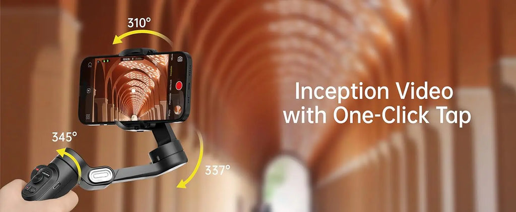 Smart XE Phone Gimbal Stabilizer 3-Axis Foldable Handheld Gimbal With Focus Wheel Video Shooting Stabilizer For iOS Android