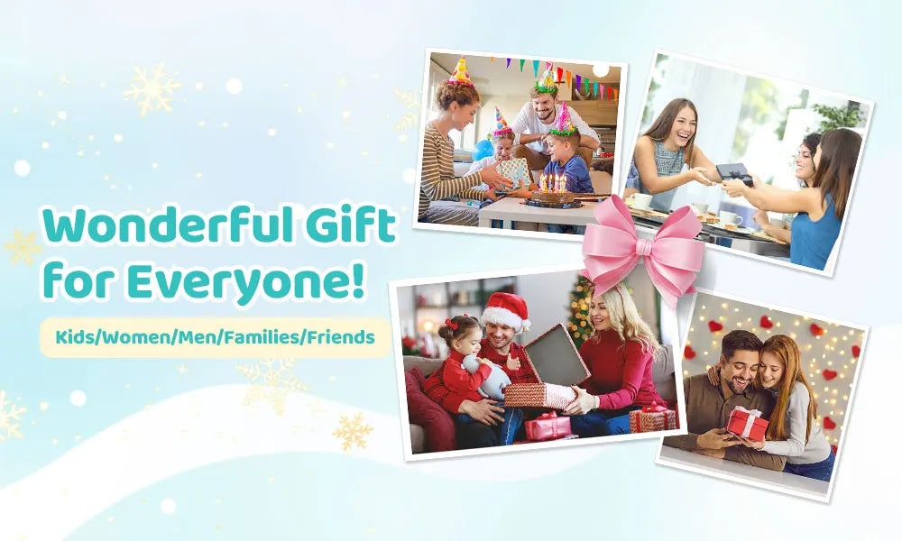 Phomemo T02 Mini Thermal Printer Wireless Mini Pocket Printer, Adhesive Sticker Printer for DIY, Journal, Student Birthday Gift