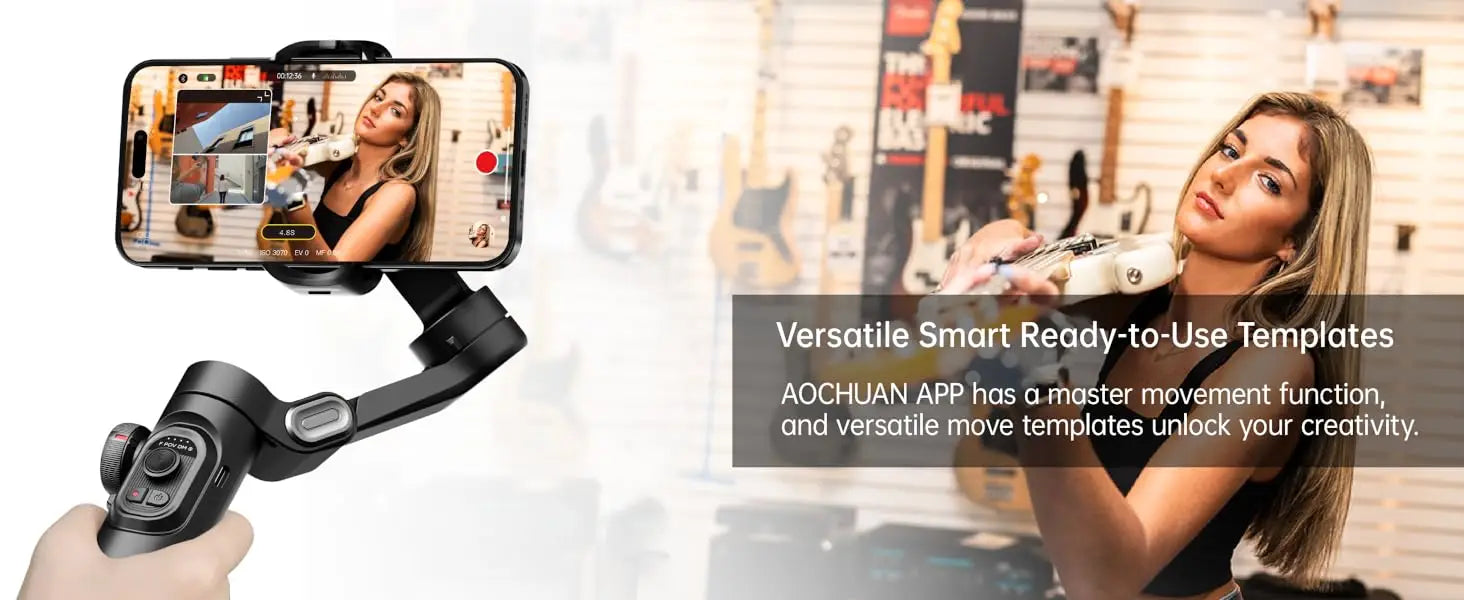 Smart XE Phone Gimbal Stabilizer 3-Axis Foldable Handheld Gimbal With Focus Wheel Video Shooting Stabilizer For iOS Android