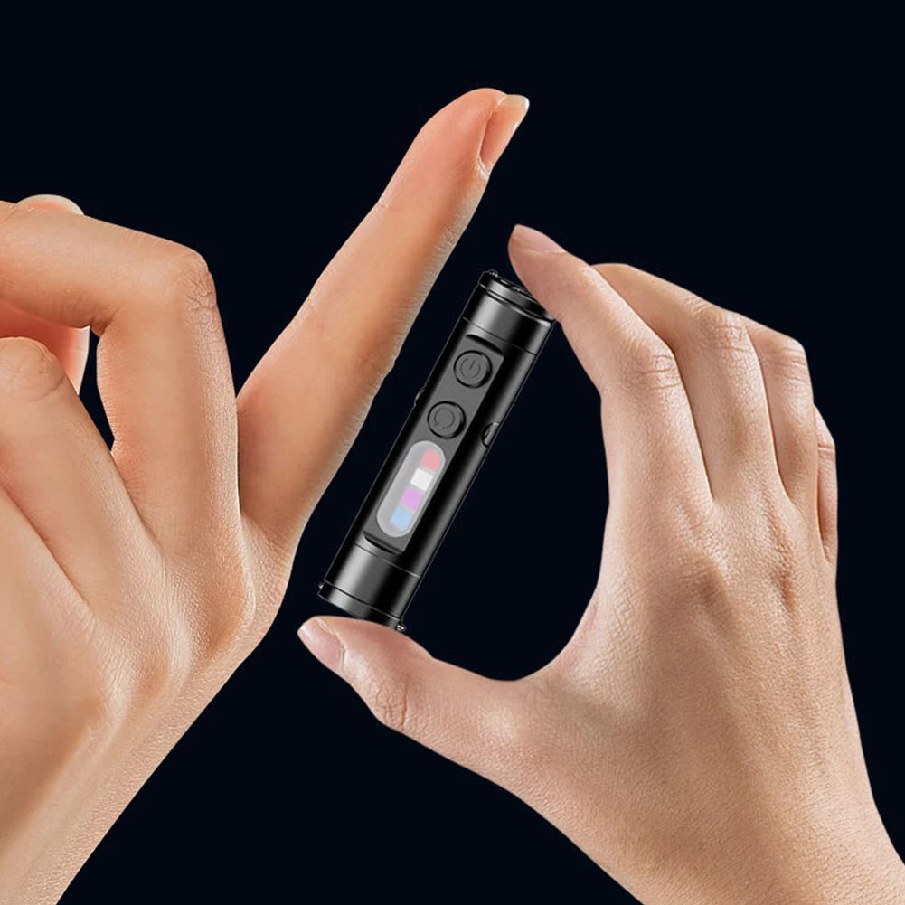 Taclite Mini Flashlight Emergency Torch Rechargeable Magnetic LED Tactical Flashlight EDC Strong Light Outdoor LED Camping Lamp