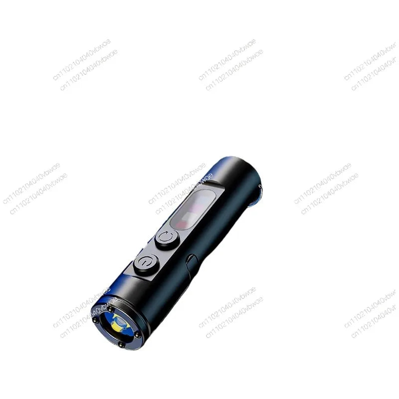 Mini flashlight edc small portable strong light charging outdoor maintenance work searchlight