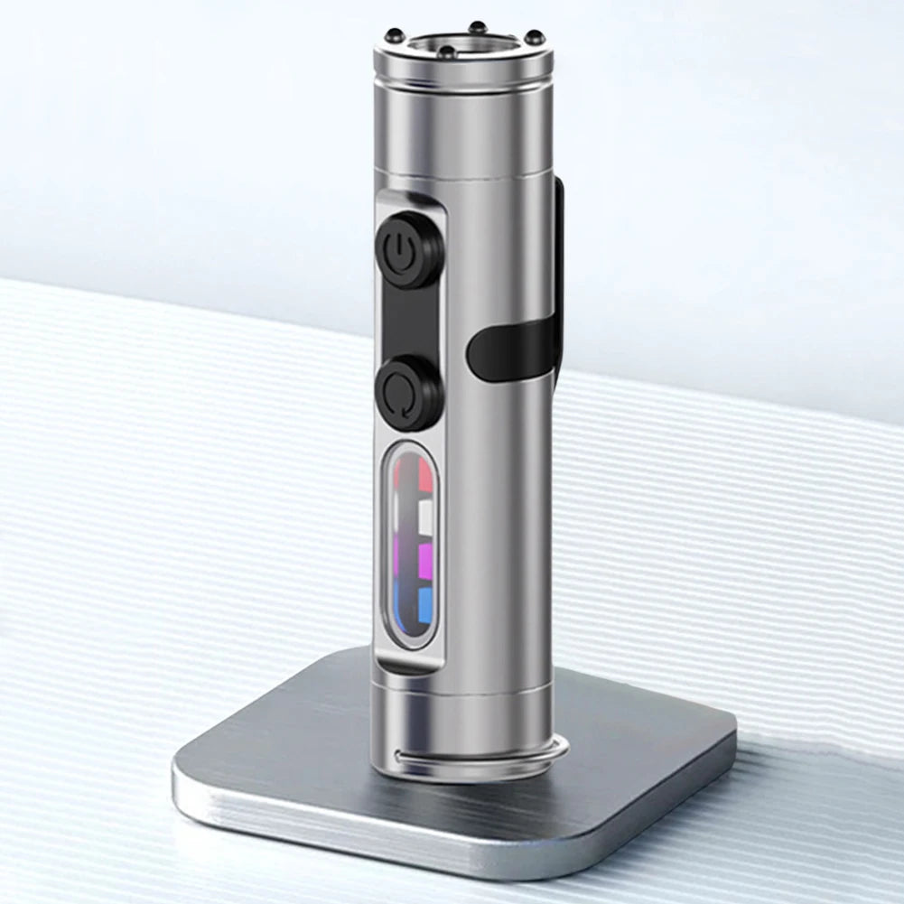 Taclite Mini Flashlight Emergency Torch Rechargeable Magnetic LED Tactical Flashlight EDC Strong Light Outdoor LED Camping Lamp