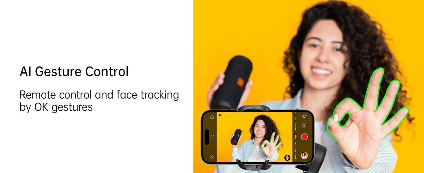 Smart XE Phone Gimbal Stabilizer 3-Axis Foldable Handheld Gimbal With Focus Wheel Video Shooting Stabilizer For iOS Android