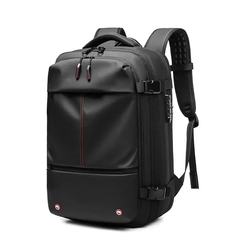 vacuum compression Travel Men Backpack 17 inch Laptop Business for Pumps Large Capacity school Backpack Expanded Hiking backpack